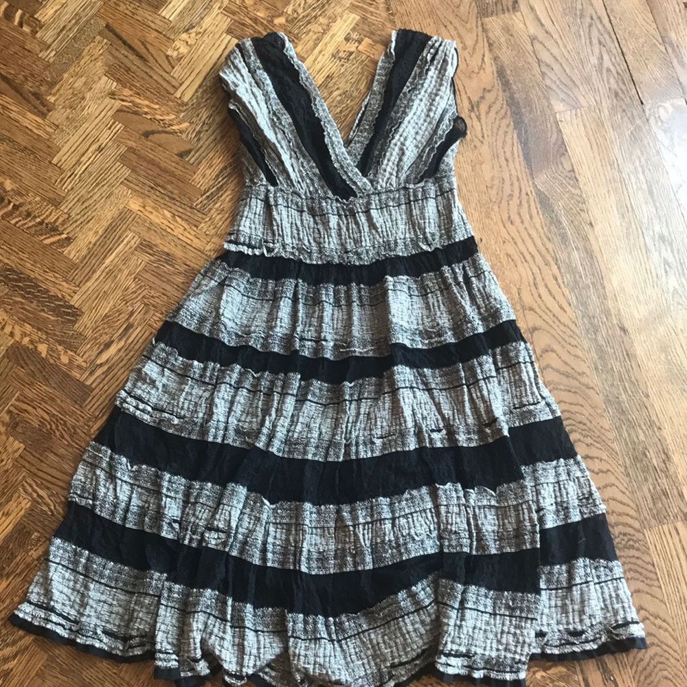 Max Studio Black Twirl Dress XS